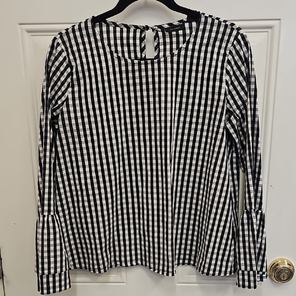 Halogen, Gingham, Blouse, Office, Party, Casual, Basic, Relax, Baggy, Lightweigh